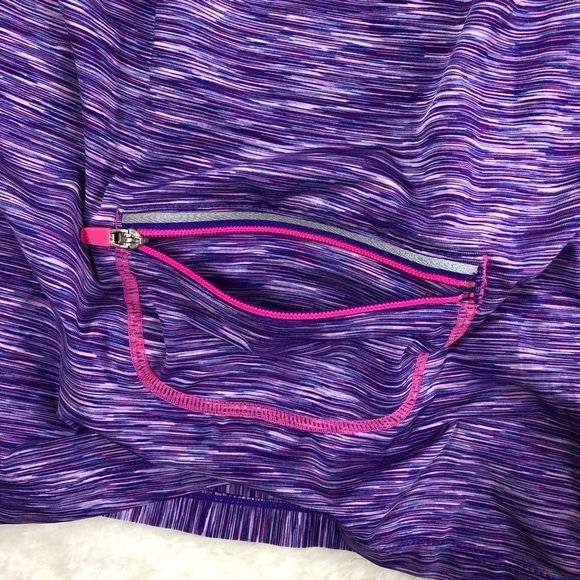 Athleta Purple Pop Space Dye Tee Shirt - Picture 5 of 8